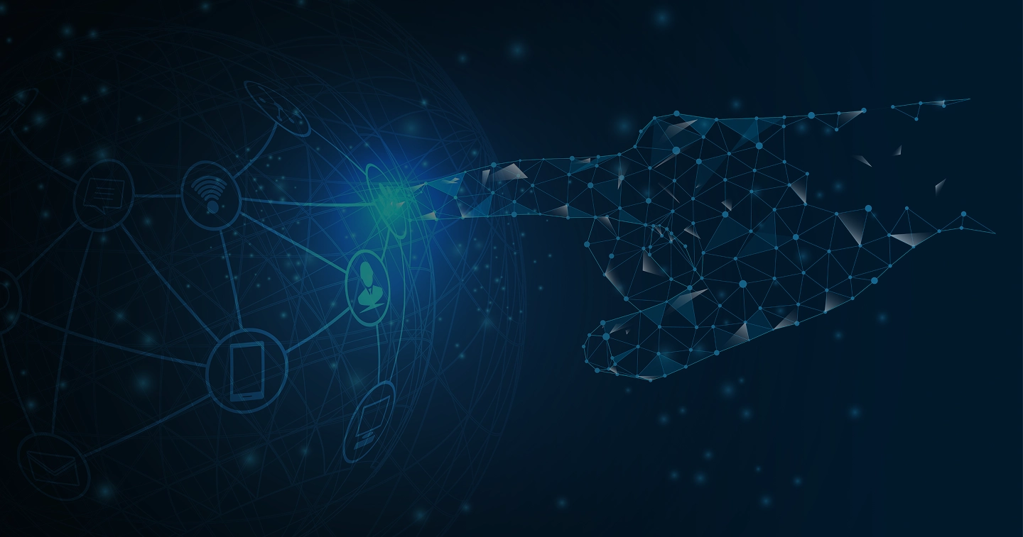 Grafica di sfondo della pagina contatti di GloraX Aurven